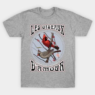 Les Oiseaux D'Amour (Love Birds) T-Shirt